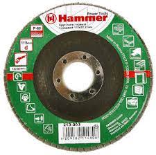 Диск лепестковый торцевой Hammer Flex SE 213-003 115 Х 22 Р 80  тип 1 КЛТ