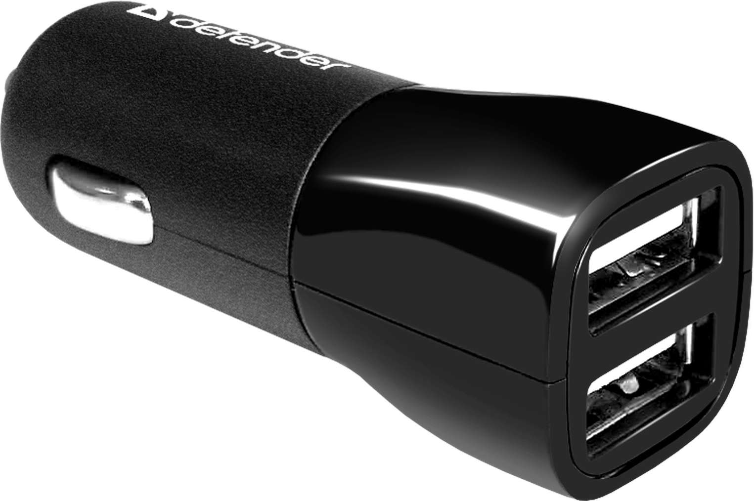 Авто зарядное устр-во DEFENDER  ECA-24 -2х USB, 5V/2.4A