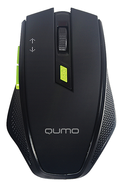 Мышь Qumo Office Prisma Black M85, 7 кноп., беспр. 2.4G, 1600/2400 dpi