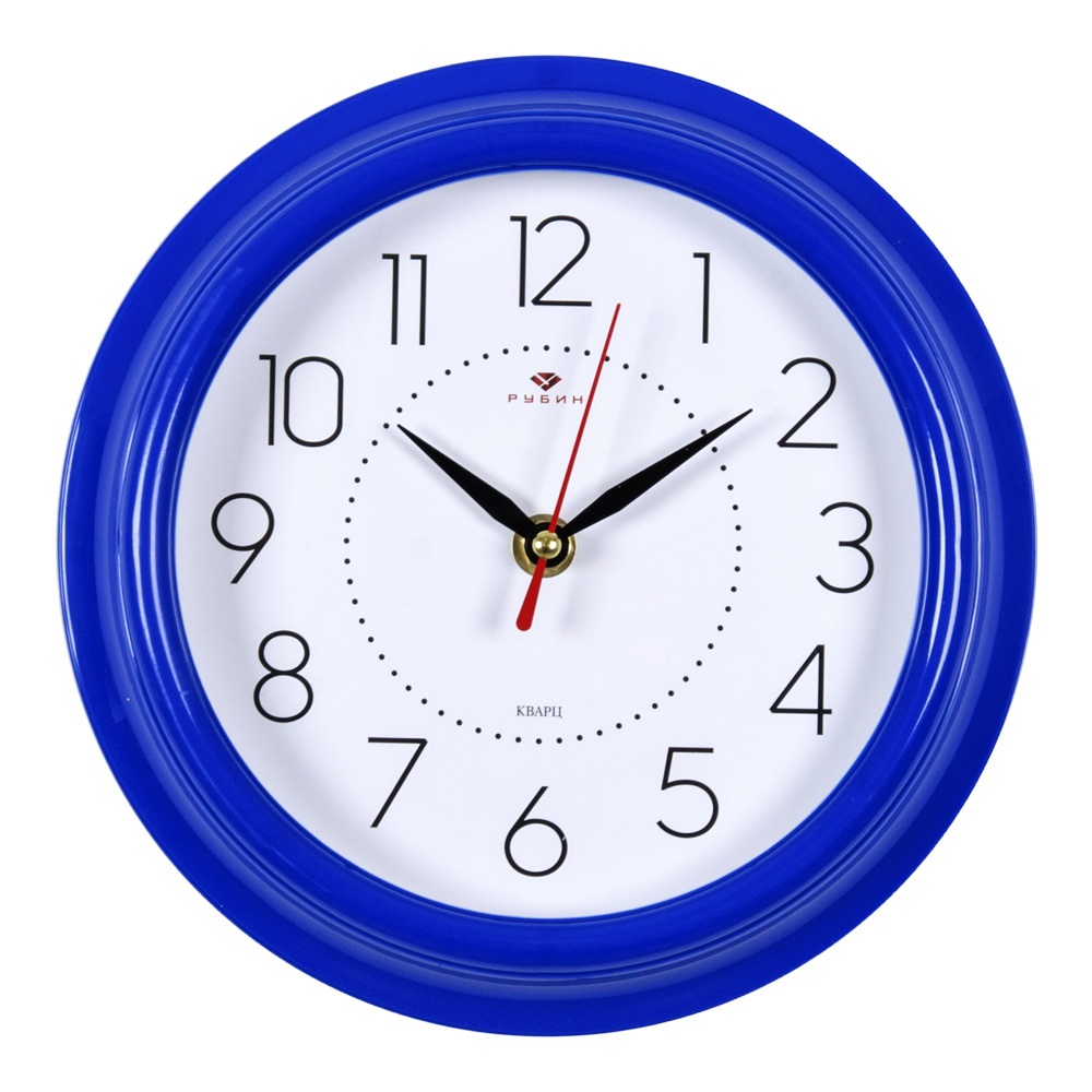Часы настенные СН 2121 - 299Bl синие Классика круглые (21x21) (10)