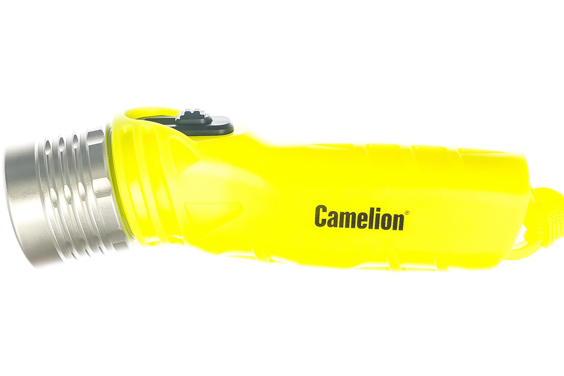 Фонарь  Camelion LED 51534 желт., LED 3W SEOUL, глуб 30м, 4xLR6 дайв., пласт+, алюм, блистер