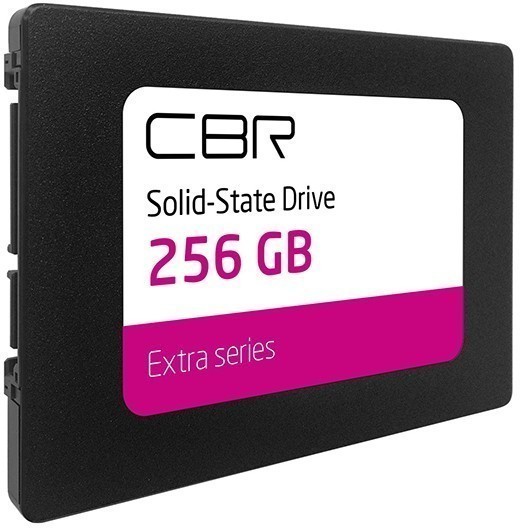 Накопитель 2,5" SSD CBR SSD-256GB-2.5-EX21, серия "Extra", 256 GB, SATA III 6 Gbit/s,Phison PS3112-