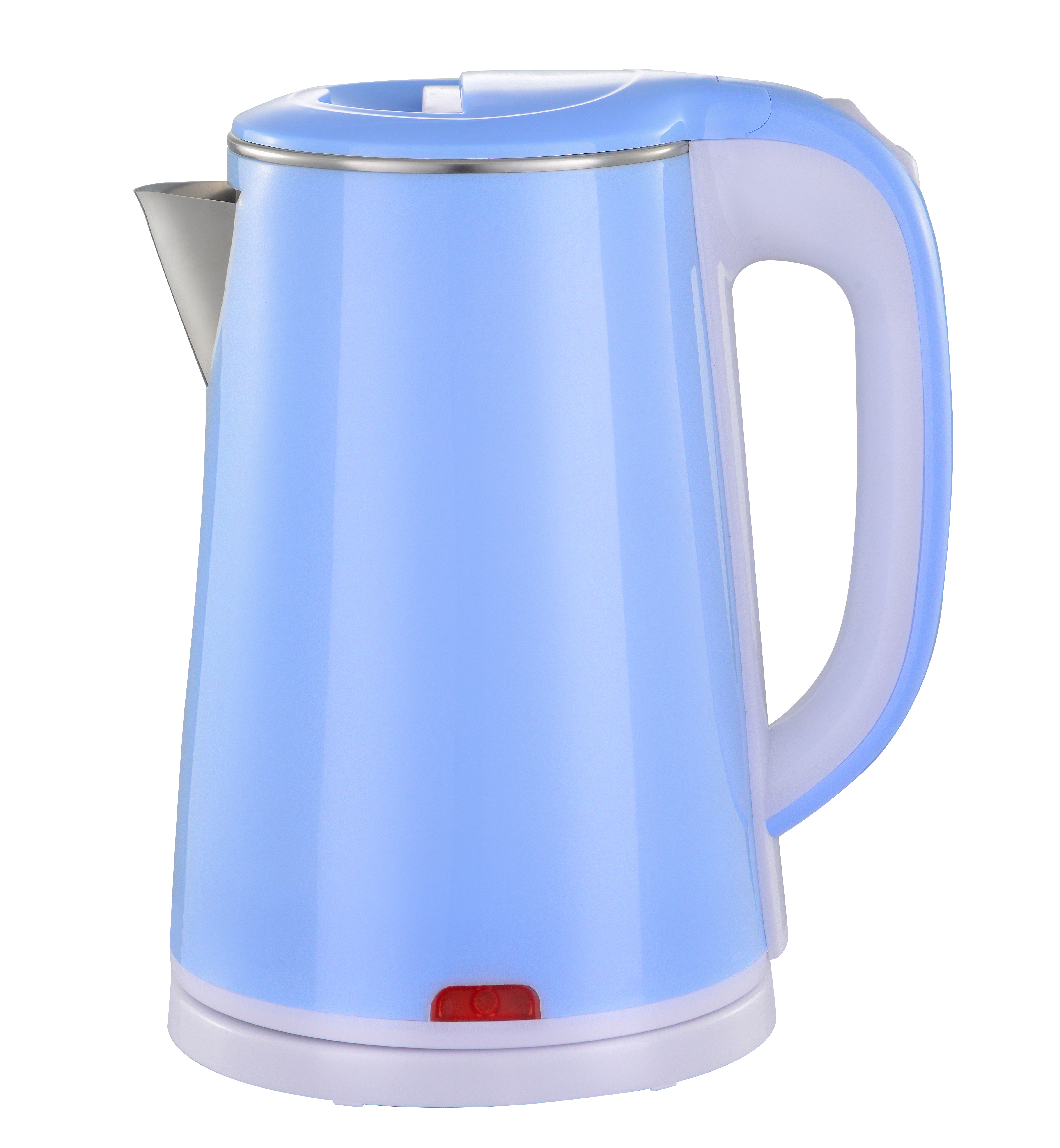 Чайник MAXTRONIC MAX-319 голубой (2л, двойн стенки, колба нерж, диск 1,8кВт) 12/уп