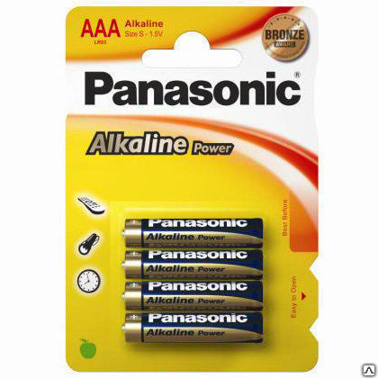 Бат LR3            Panasonic Alkaline BL-4 (48шт/240)