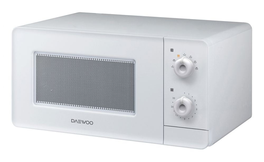 Микроволновка  Daewoo KOR-5A37W белая (15л. мех, 500Вт)