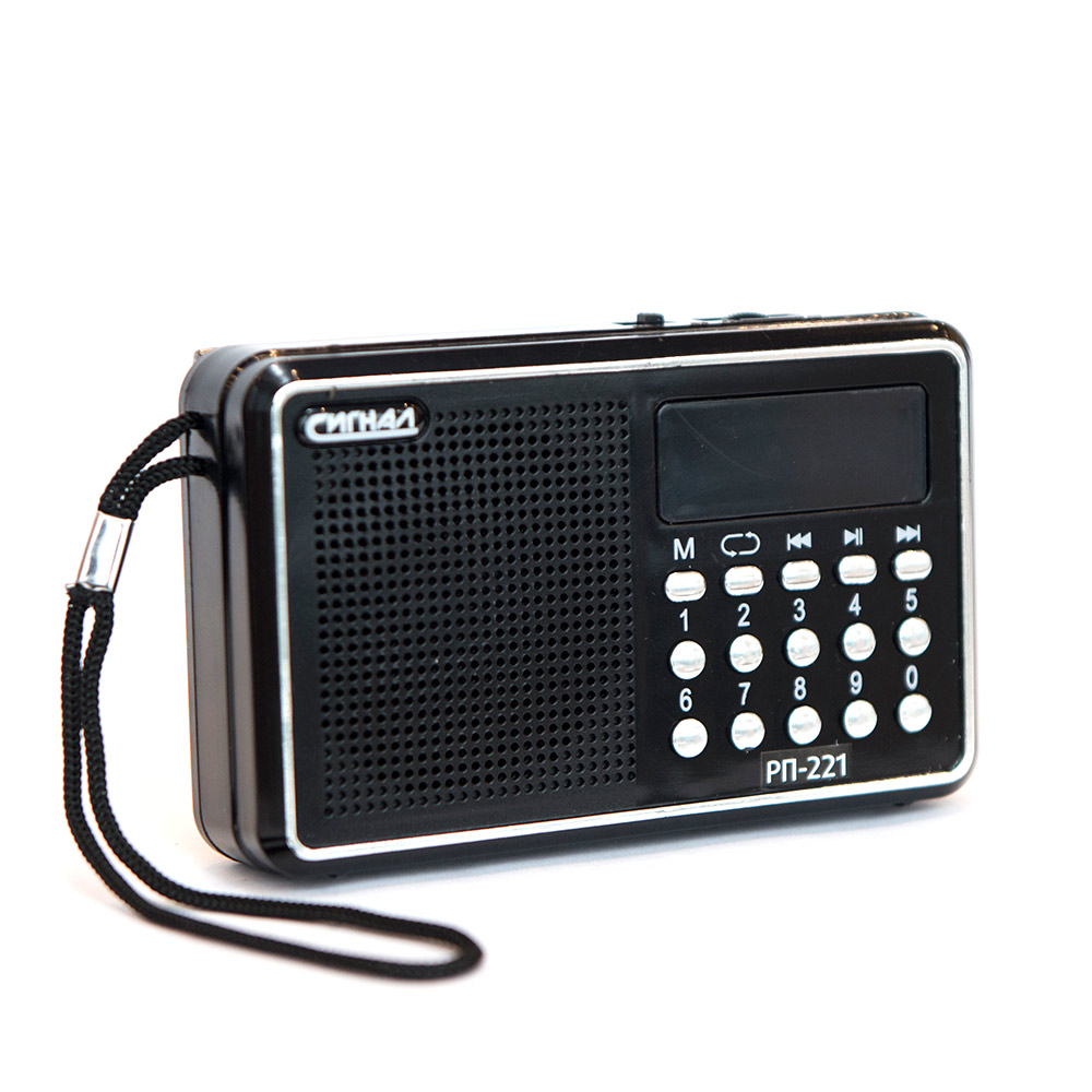 радиопр Сигнал РП-221, УКВ 88-108МГц, акб 400mAч, USB/microSD, дисплей