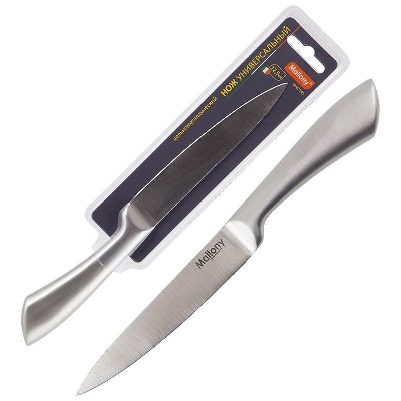 Нож Mallony MAESTRO MAL-04M  цельнометаллический универсальный, 12,5 см