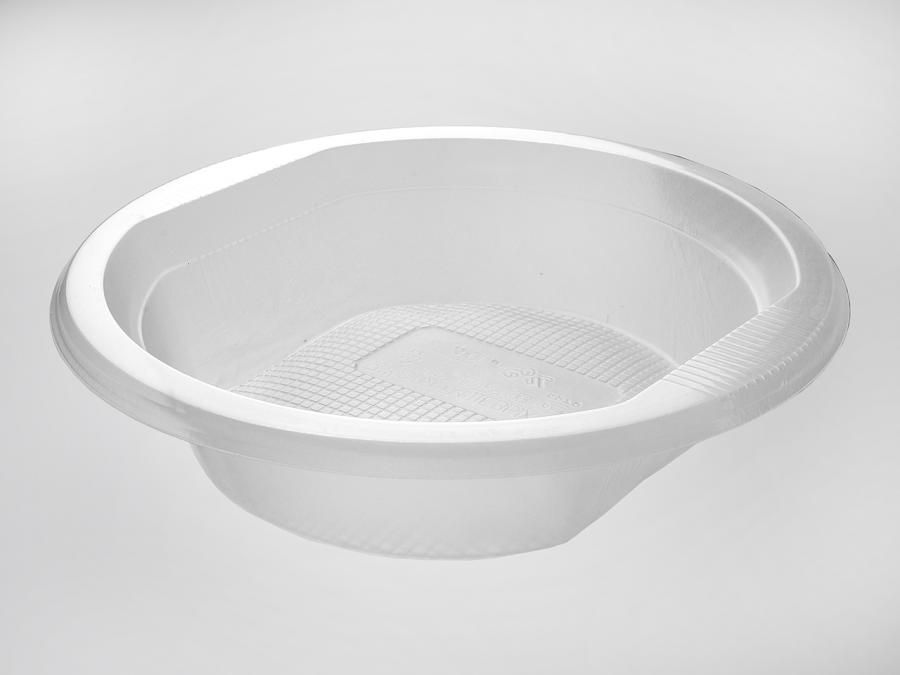 Тарелка суповая 500мл прозрачная (полипропилен) (уп.50/1800)