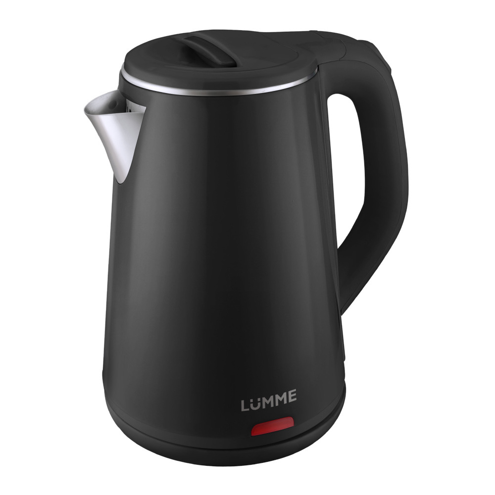 Чайник LUMME LU-156 чёрный жемчуг (1,8кВт, 2л, двойная стенка нерж и пластик) 12/уп