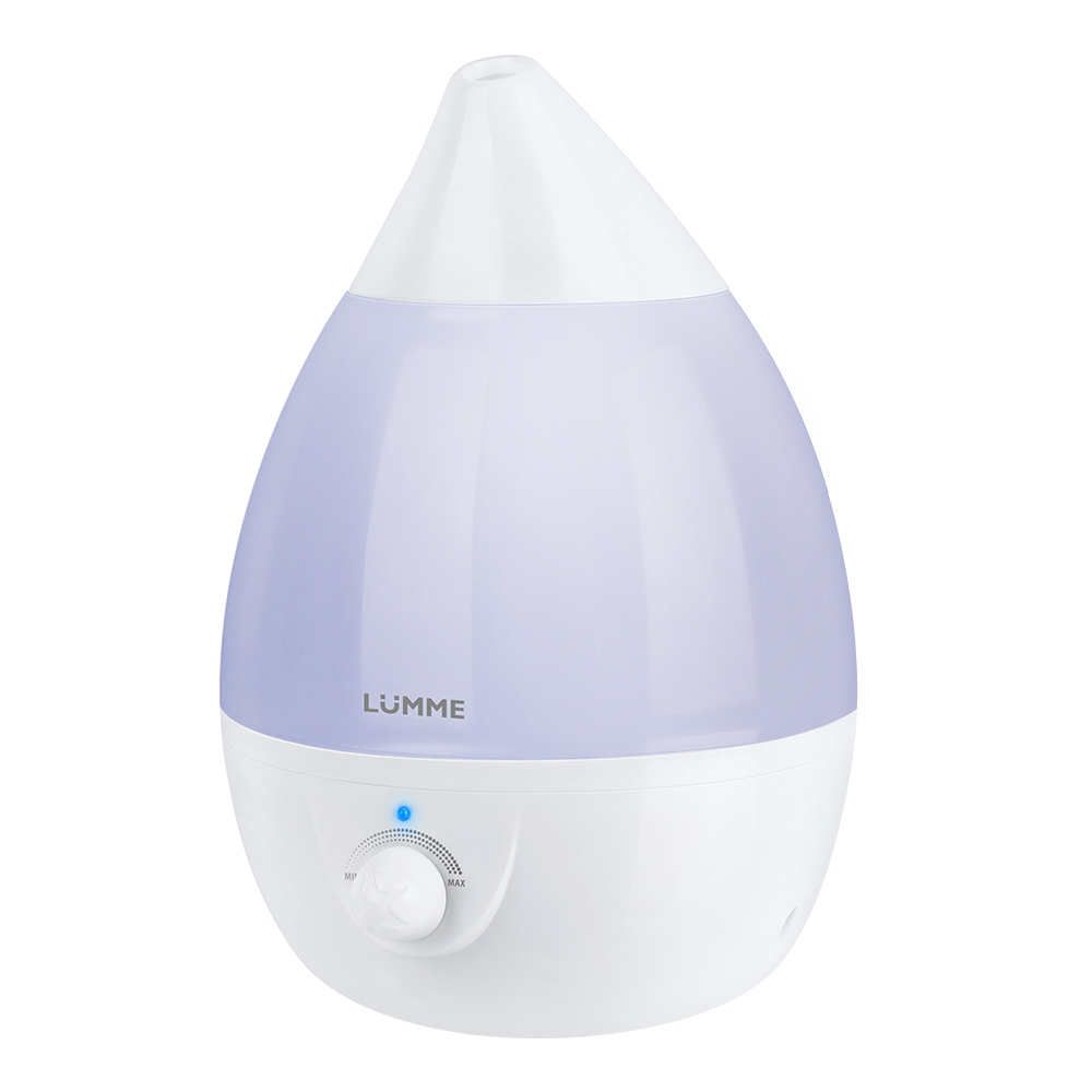 Увлажнитель LUMME LU-1559 лиловый (ультразвук, 3л, 300мл/час, 30м2, до 20 часов, ночная подсветка)