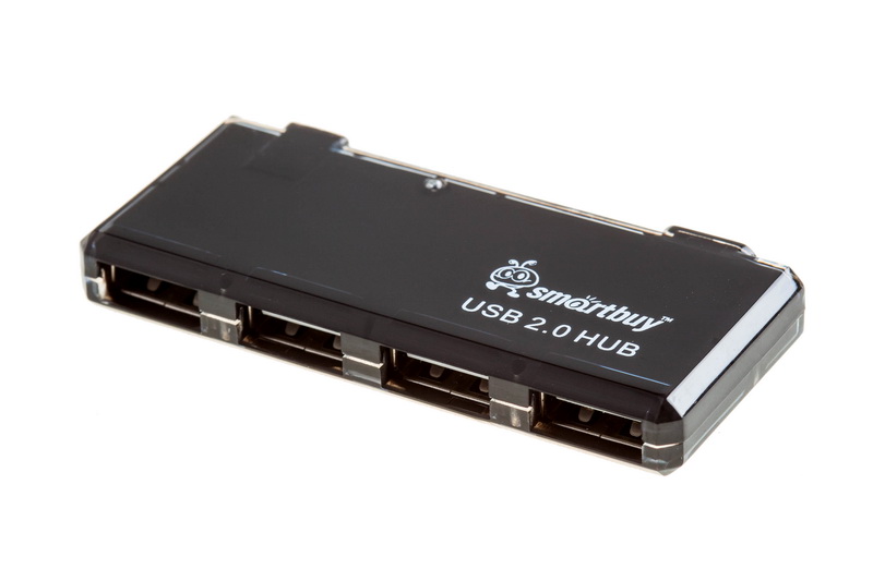 USB - Xaб SmartBuy 4 порта (SBHA-6110-K) Black