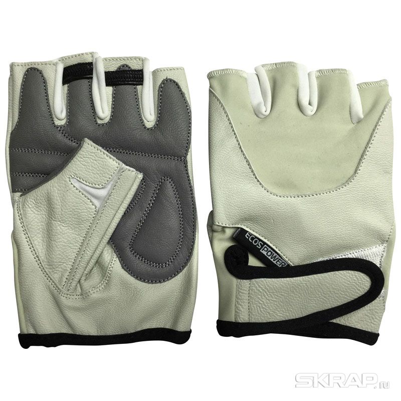 Перчатки для фитнеса ECOS 5102-BM, цвет: беж. размер: М
