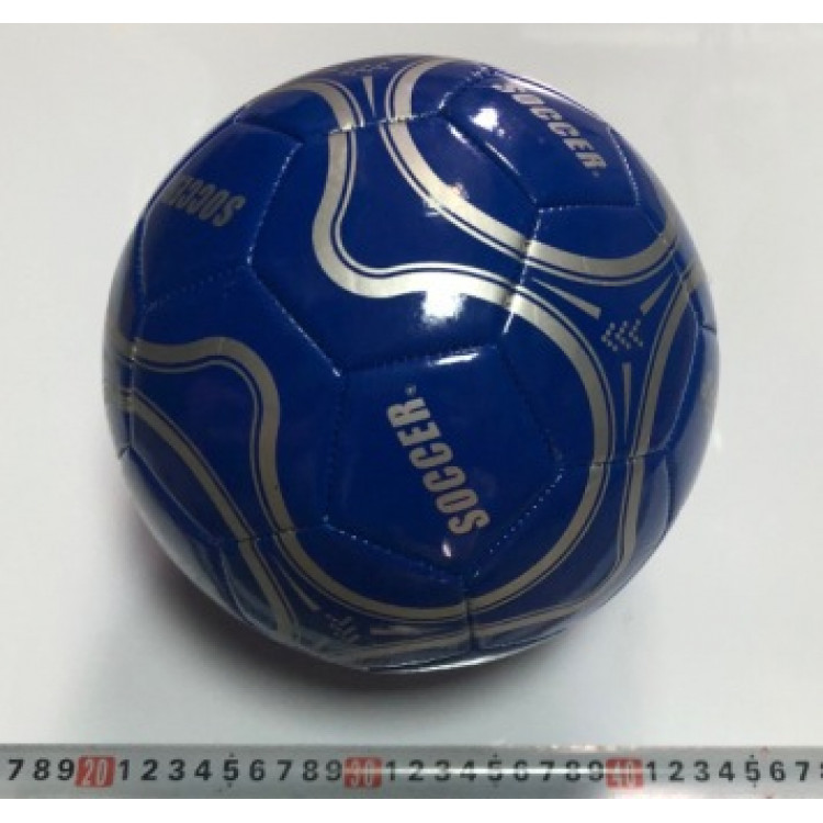Мяч футбольный р.5, стандартный, блест., кожзам, (042236)