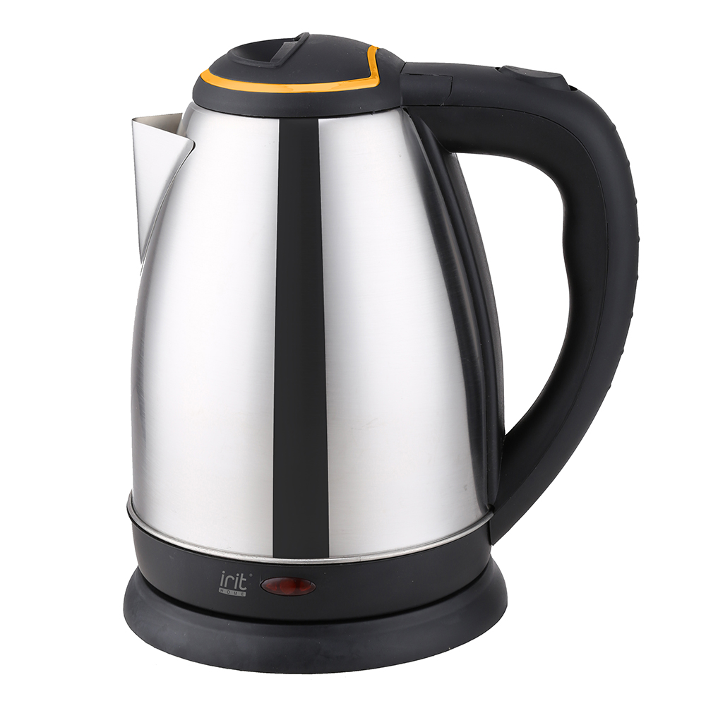 Чайник IRIT IR-1350 нерж с оранжевым (1,8л, 1,5кВт) 12 шт/уп