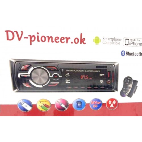 автомагнитола+Bluetooth+USB+AUX+Радио Pioneer JSD-1407