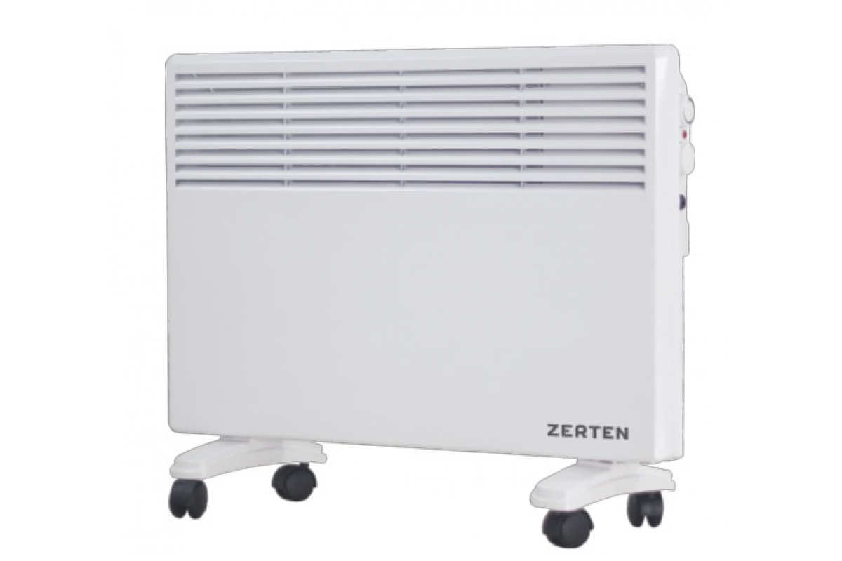 Конвектор электрический Zerten ZL-15 (1,5кВт, мех., напольн-настен, р-р без ножек: 61*11*42)