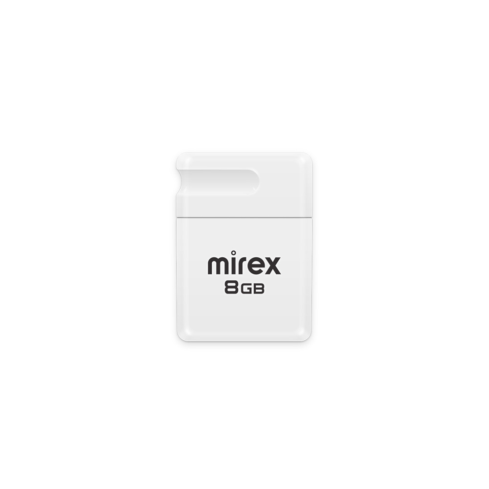 USB2.0 FlashDrives 8Gb Mirex MINCA WHITE
