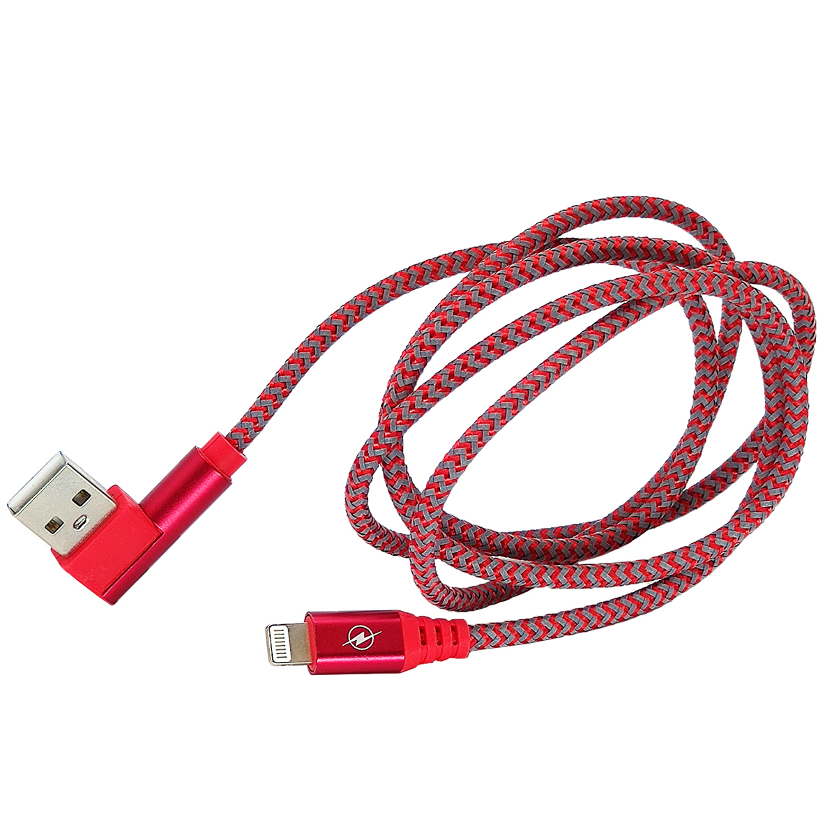 Кабель USB - 8pin Орбита KM-59 угловой (2A, iOS Lighting) 1м