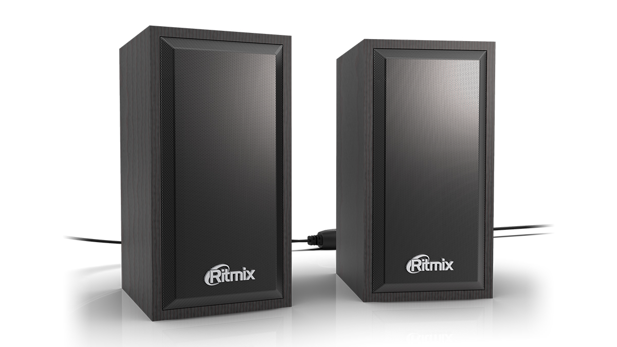 Колонки RITMIX SP-2052w  Black акустическая система 2.0 6Вт