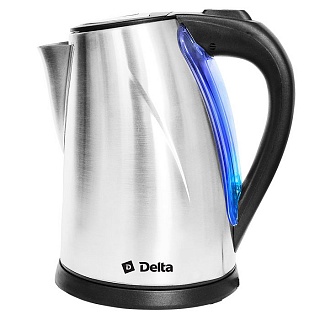 Чайник DELTA DL-1033 нерж (1800 Вт, 2 л (12/уп)