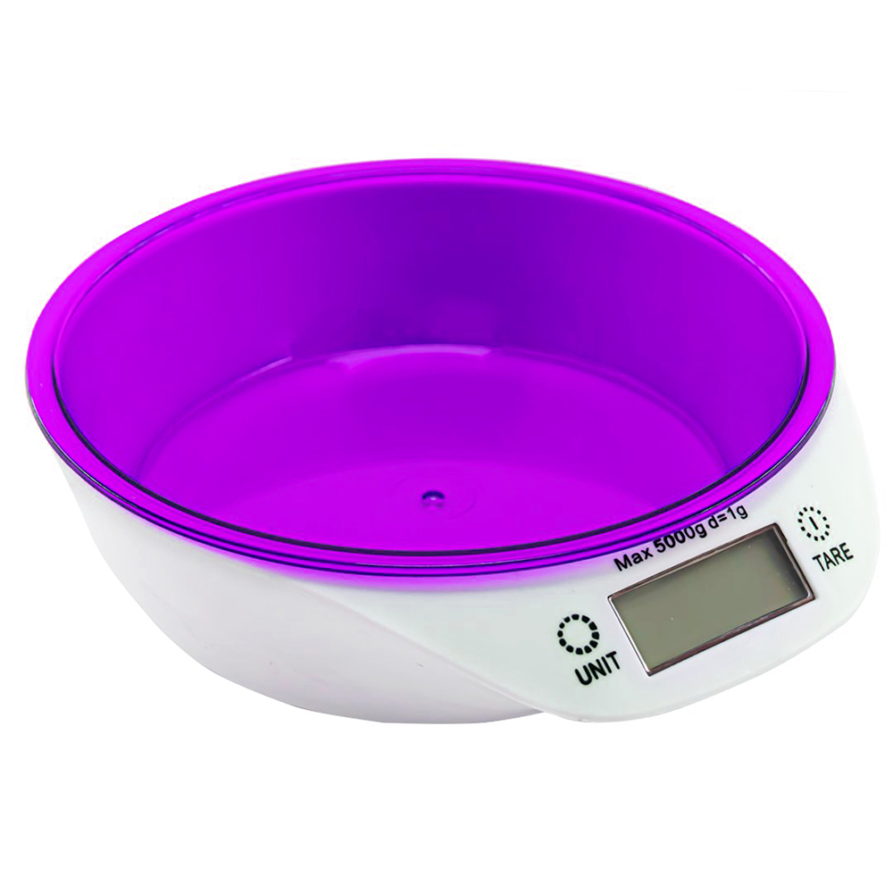 Весы кухонные IRIT IR-7117 фиолетовые (электронные, 5кг/1гр)