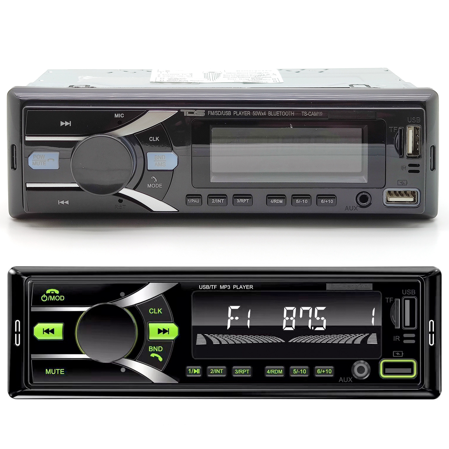 Авто магнитола  TDS TS-CAM19 (MP3  радио,USB,TF,bluetooth)
