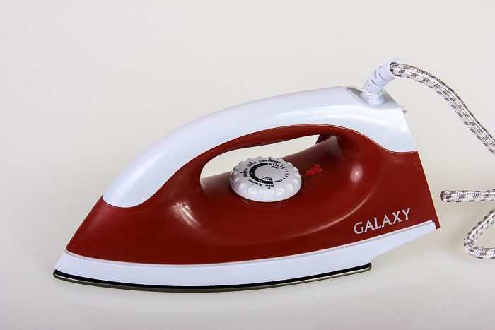 Утюг Galaxy GL 6126 красный (1400Вт, антиприг покр, сухая глажка) 6/уп