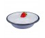 Миска Стальэмаль 2л  декор Клубника садовая С0310*59 (10/уп)Посуда эмалированная оптом Сталь Эмаль. Эмалированные кастрюли оптом.
