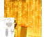 Гирлянда-штора Огонек OG-LDG23 LED Белая-тёплая с крючками (3х3м, 300 ламп, 220В)