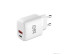 Блок пит USB сетевой  Bion USB-A + USB-C, PowerDelivery, 18 Вт, белый [BXP-ADP-PD-AC-18W]