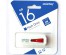 USB3.0 FlashDrives 16Gb Smart Buy  IRON White/Red (SB16GBIR-W3)овокузнецк, Горно-Алтайск. Большой каталог флэш карт оптом по низкой цене со склада в Новосибирске.