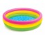 Бассейн детский "Цветные кольца", 147x33см, надувное дно, заплатка, от 2 лет, 57422NP INTEX