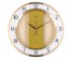 Часы настенные СН 3327 - 002 круг со вставками d=34 см, корпус прозрачный коричнев "Классика" (10)