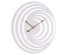 Часы настенные СН 5043 - 002 из металла, 50*43 см, открытая стрелка, белый "Магнетик" (5)