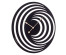 Часы настенные СН 5043 - 001 из металла, 50*43 см, открытая стрелка, черный "Магнетик" (5)