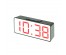 часы настольные VST-886/1 (красный) зеркальные+дата+температура  (без блока, питание от USB)