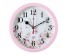 Часы будильник  B4-010 (диам 15 см) розовый "Легкого пробуждения"стоку. Большой каталог будильников оптом со склада в Новосибирске. Будильники оптом по низкой цене.