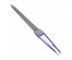Пилка для ногтей металлическая с пластик,ручкой, 15см, 105#, 305-289Товары для маникюра и педикюра оптом с доставкой по РФ.