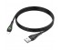 Кабель USB - 8pin BOROFONE BX65 с индикацией чёрный (3А, для iPhone 5/6/7) 1м