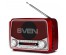 радиопр SVEN SRP-525 красн (3Вт, аккум, FM/AM/SW, USB/mSD, фонарь, акк)