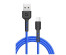 Кабель USB - Micro F181, blue 1м, 2,4А,нейлон пакет Defender