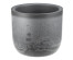 Кашпо для цветов Микрит D150мм 1,0л со вставкой серый слайн 3264Mсерсл (уп/12шт)