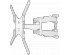 Кронштейн для ЖК  ONKRON  M5 белый Наклонно-поворотный 37"-70" до 36,4 кг
