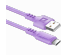 Кабель USB - TYPE C F207 ,vioiet, 1м, 2,4А,силикон пакет Defender