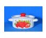 Кастрюля цилиндрическая Стальэмаль 2л  декорированная С1610 (8/уп)Посуда эмалированная оптом Сталь Эмаль. Эмалированные кастрюли оптом.