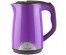 Чайник Galaxy GL 0301 фиолетовый (2 кВт, 1,5л, двойная стенка нерж и пластик) 6/упибирске. Чайник двухслойный оптом - Василиса,  Delta, Казбек, Galaxy, Supra, Irit, Магнит. Доставка