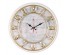 Часы настенные СН 4141 - 002 круг d=41 см, корпус белый с золотом "Текстура" (5)