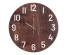 Часы настенные СН 4002 - 001 деревянные, d=40см,открытая стрелка, корпус темный  "Натура" (5)