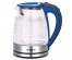 Чайник Magnit RMK-3701  2л., стекло, синийирске. Отгрузка в Саха-якутия, Якутск, Кызыл, Улан-Уде, Иркутск, Владивосток, Комсомольск-на-Амуре.